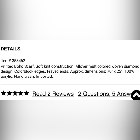 NWT Tilly's Woven Diamond Boho Scarf - Picture 4 of 4